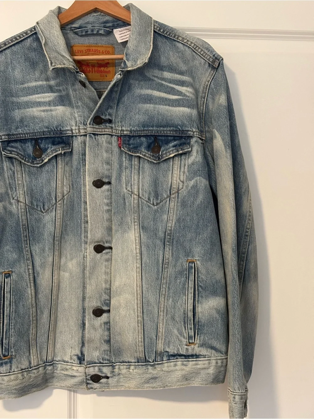 Levi's Light Blue Denim Jacket - Picture 8 of 10